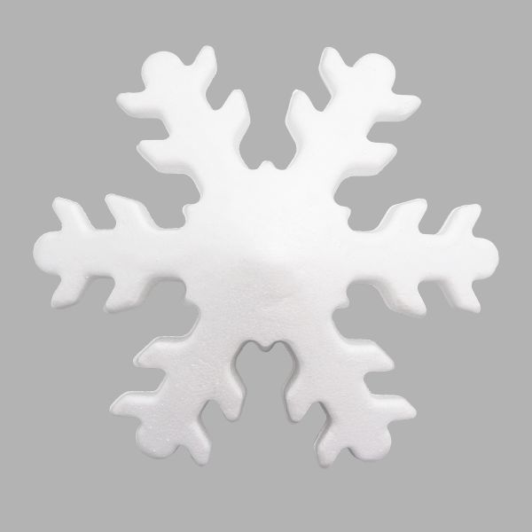 Заготовка из пенопласта Снежинка разветвленная, h 17,5х9см