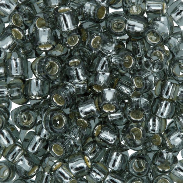 Бисер Toho 8/0 круглый (3 мм), 25 г (5х5 г), 0029 т.серебристый