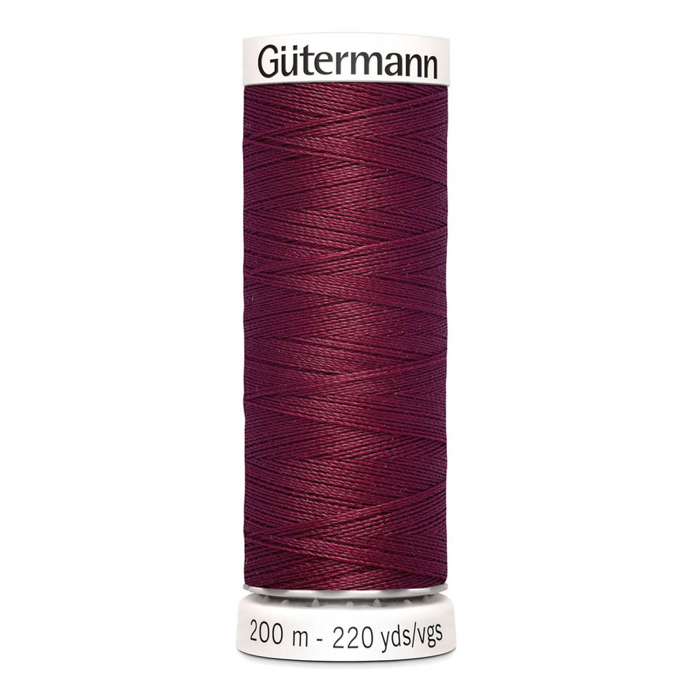 Нитки универсальные Gutermann Sew-all, 200м, 375 красная слива