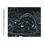 Набор для творчества Гравюра №63 Стегозавр, 20х25.5 см, Hobbius SGHK