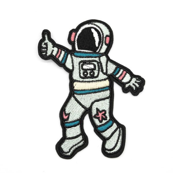 Термоаппликация Космонавт, голубой 8,3х11см, Hobby&Pro