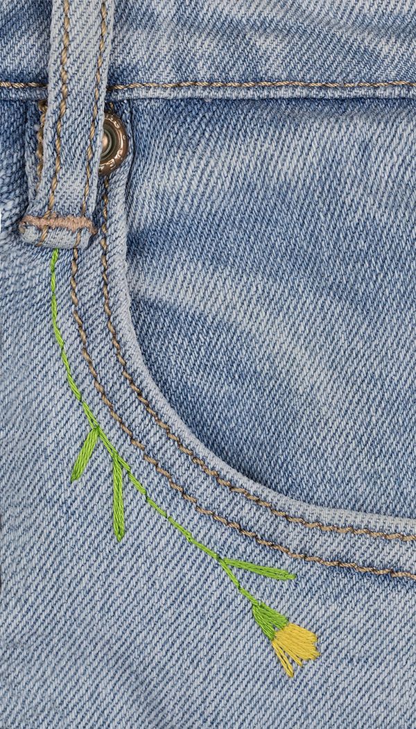 Набор для вышивания нитками Panna Живая картина JK-2323, Луговые цветы, 22х18.5 см