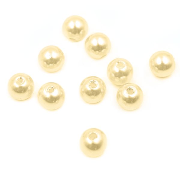 Бусины пластик (жемчуг) ⌀8 мм, 25 г, Astra&Craft, 003 NL телесный