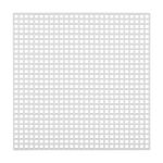 Канва пластиковая 10.7х10.7 см, 10 шт, 100% полиэтилен, квадрат малый, Gamma KPL-10