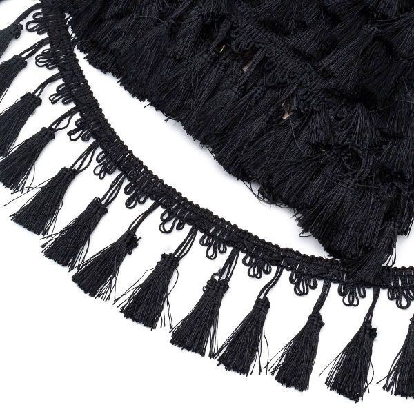 Бахрома отделочная 115.0 мм / 10 метров, с кистями, (115), 878