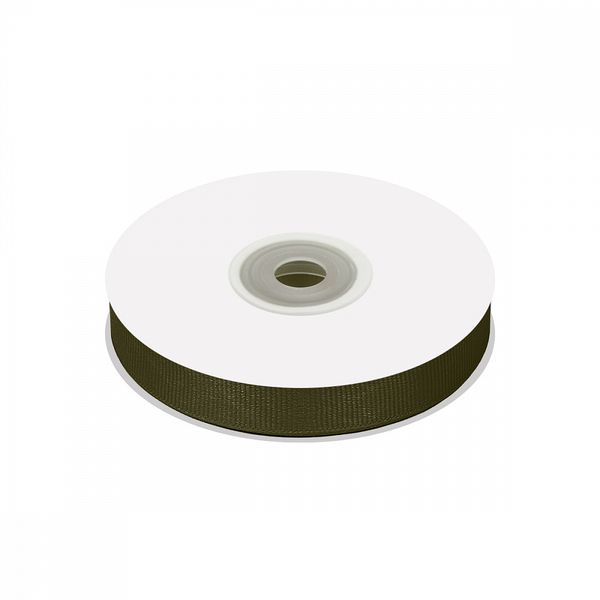 Лента репсовая (в рубчик) 12.0 мм / 22.8±1 метра, 569 хаки, Magic4Hobby