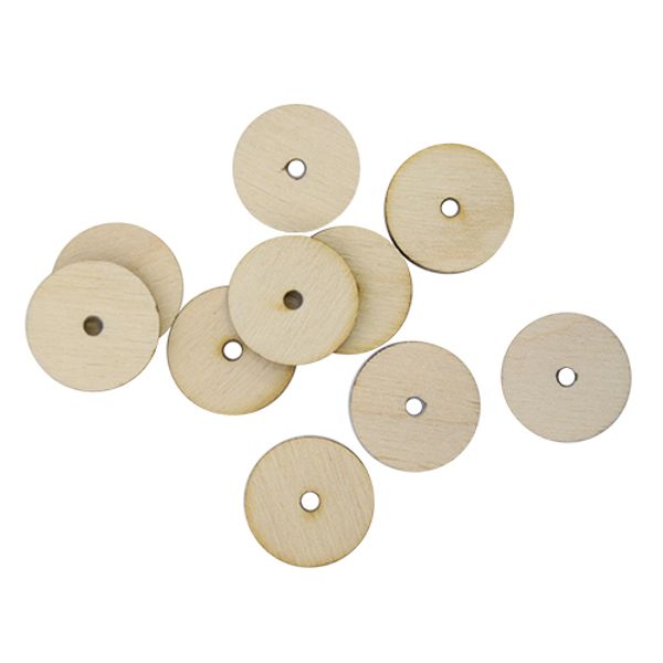 Диск фанера 20мм, толщ.3,0мм, уп.10 шт