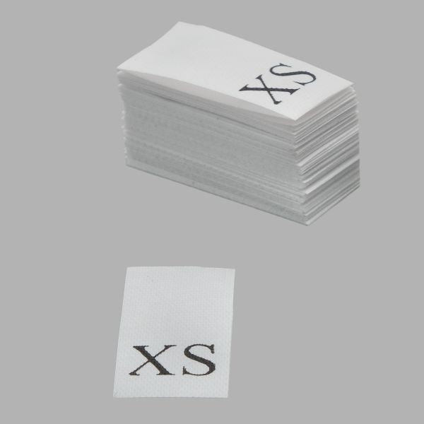 Этикетка-размерник, белый, 10х20 мм, 100 шт, XS