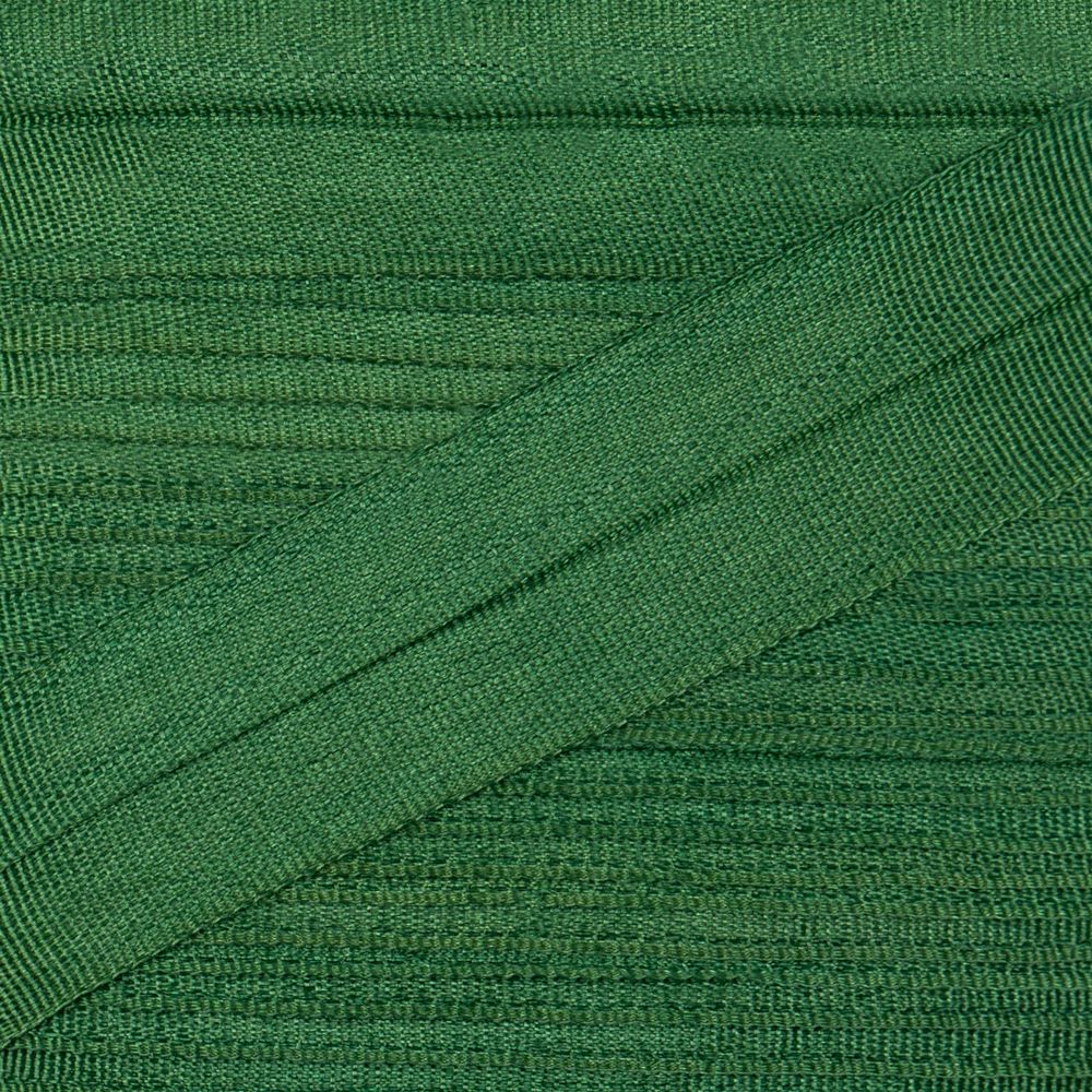 Лента (тесьма) шелковая 13.0 мм / 45.5±0.5 метров, №194 зеленый, Gamma SR-13