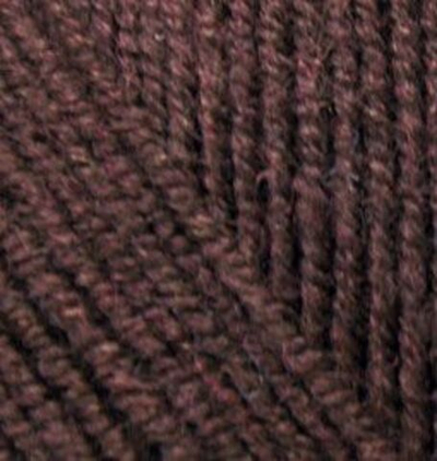 Пряжа Alize (Ализе) Superlana klasik / уп.5 мот. по 100 г, 280м, 026 коричневый A