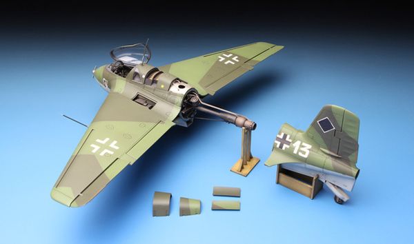 Модель сборная: самолет /РП/, Messerschmitt Me163B Komet Rocket-Powered Interceptor 1/32, Meng QS-001