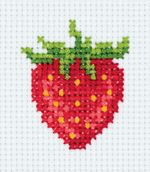 Набор для вышивания нитками Klart, Ягодка, 7,5х8,5 см