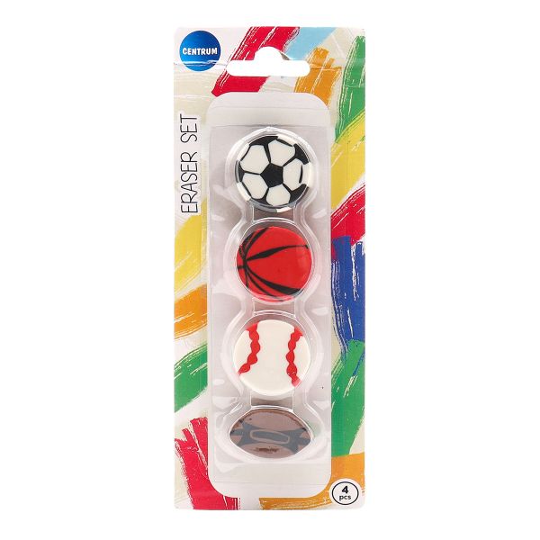 Набор ластиков Мячи, 89807