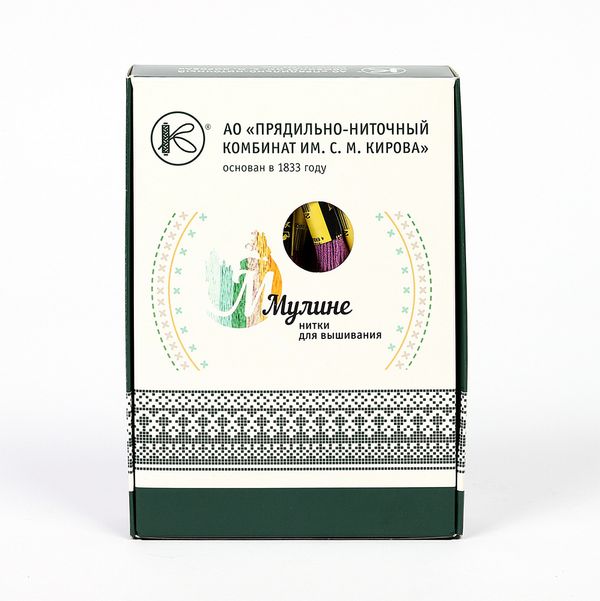 Мулине ПНК им.Кирова цв.2002, 24 мотка по 8 метров