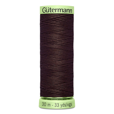 Нитки отделочные Gutermann Top Stitch, 30м, 023 горький шоколад, 5 катушек