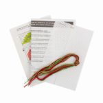 Набор для вышивания нитками Klart, Сладкая вишенка, 8,5х8 см