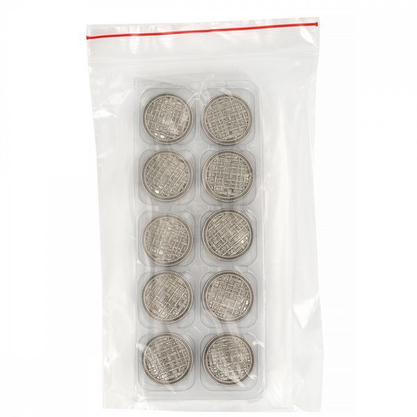 Пуговицы на ножке металлические 36L=23мм, С-MP06 цв.серебро, 10 шт