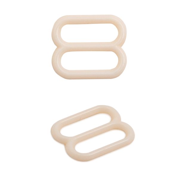 Рамки-регуляторы для бюстгальтера пластик 10.0 мм, 100 шт, C571 молочный