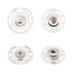 Кнопка пришивная 22мм, clear, MS-K-55, 10 шт