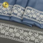 Кружево на сетке арт.40482 55мм цв.W0115 молочный уп.12.9м, Kruzhevo