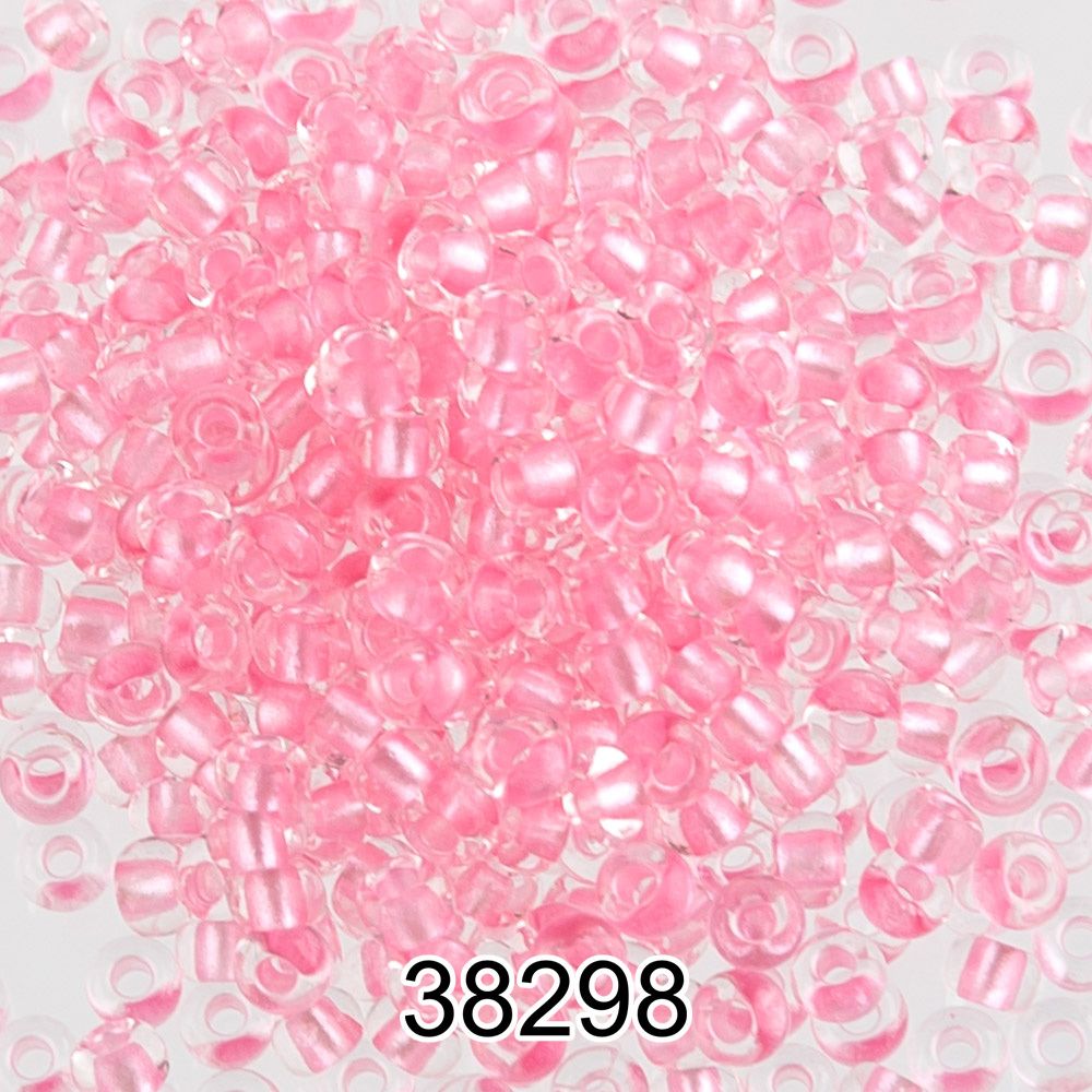 Бисер Preciosa круглый 10/0, 2.3 мм, 500 г, 38298 (Ф367) св.розовый