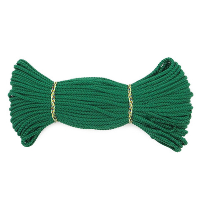 Шнур плетеный ⌀4.0 мм / 30 метров, т.зеленый