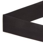 Резинка поясная 60.0 мм / 25 метров, тканая, 58 г/м, эластичность 155%, нейлон/лайкра, черный