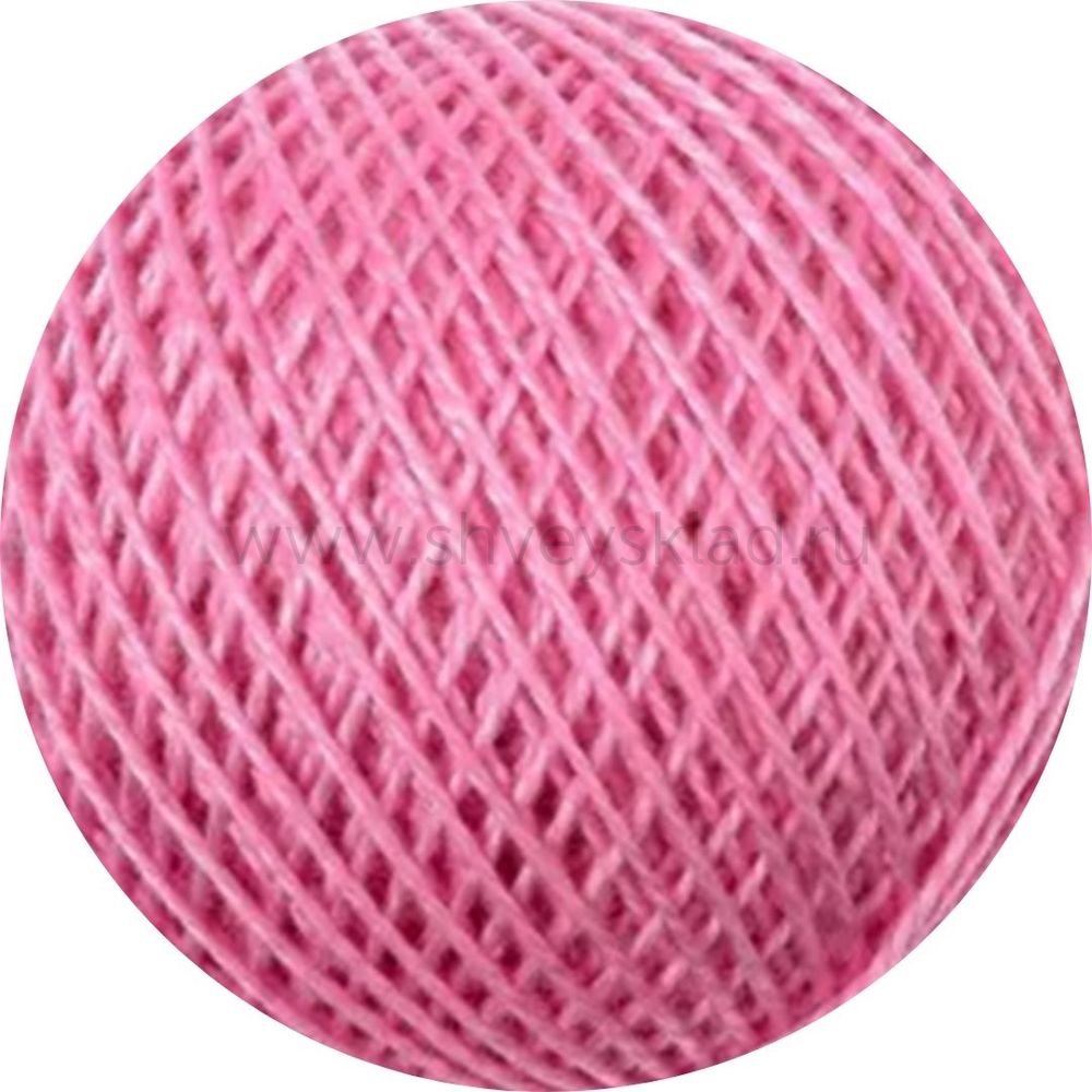 Пряжа ПНК им.Кирова Ирис / уп.20 мот. по 25 г, 150м 1104 розовый