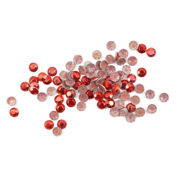 Стразы термоклеевые, 2 мм, ss6, 150 шт/упак (103 красный)