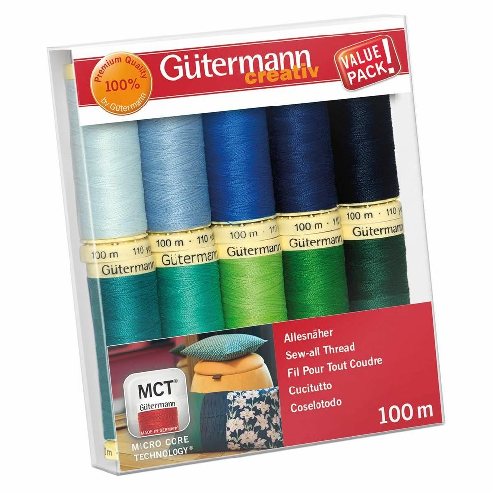 Швейные нитки (набор) Gutermann Sew-all, 10 кат, №5 /TOS/