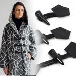 Клевант экокожа 190 мм C-KLV01 цв.черный, 3 шт