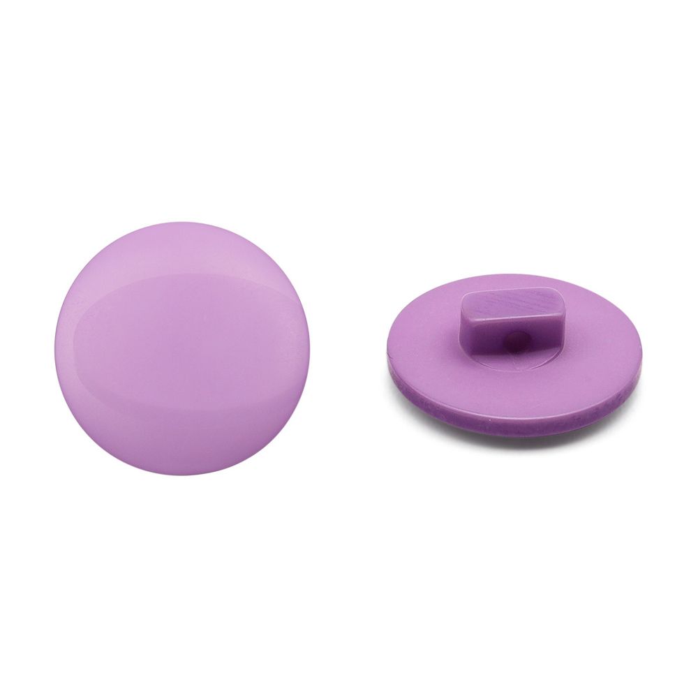 Пуговицы на ножке 28L (18мм), пластик (Purple (фиолетовый)), NE68, 48 шт