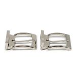 Пряжка 33 мм никель мет. с держателем, 2 шт