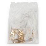 Карабин металл 10.0 мм (34х12 мм), золото цв.02, ГД15089, 10 шт