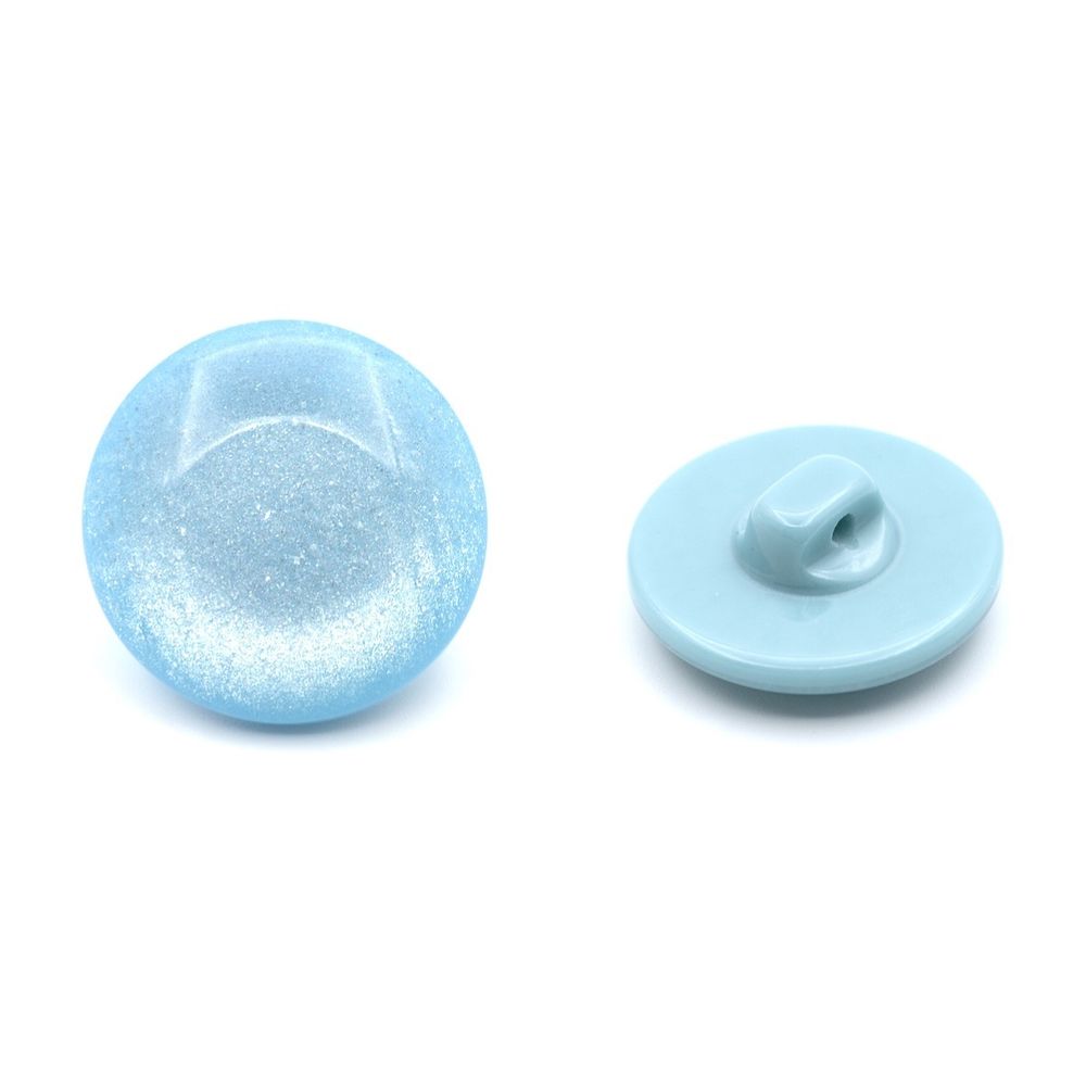 Пуговицы на ножке 32L (20мм), пластик (col.05 голубой), 72 шт, CR P-45