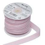 Лента бархатная (тесьма) эластичная 20.0 мм / 16.5±0.5 метра, №607 (13-2800) розовый, Blitz VRE-20
