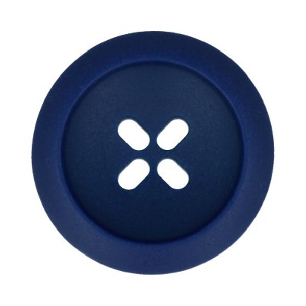 Пуговицы 4 прокола пальтовые 32 мм, 12 шт, D040 т.синий, Gamma OXG 0022