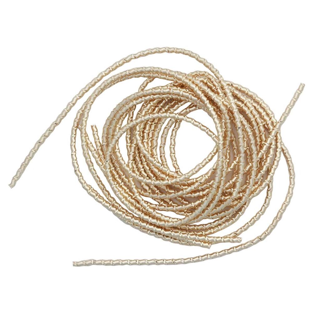 Трунцал Бамбук светлое-золото 2 мм, 5±0.1 грамм, ТБ005НН2