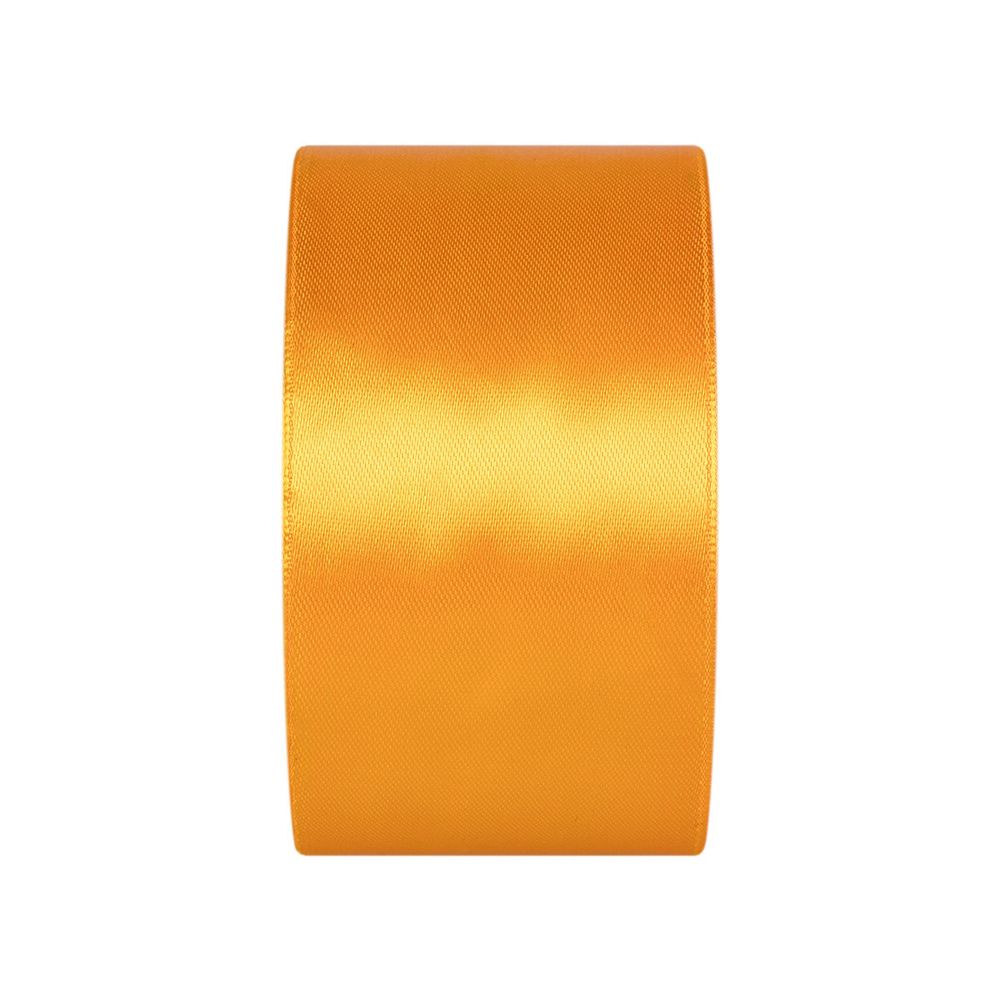 Лента атласная 1-сторонняя 50.0 мм / 33±2 метра, 120 т-желтый, Gamma