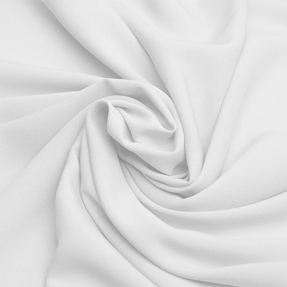 Штапель 110 г/м², 145 см / 2 метра, TBY-Vi-30-02.2, цв.02 отбеленный