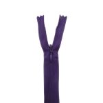 Молния потайная (скрытая) Т3 (3 мм) 1 зам., н/раз., 20 см, фиолетовый, 31226 / 20, 10 шт