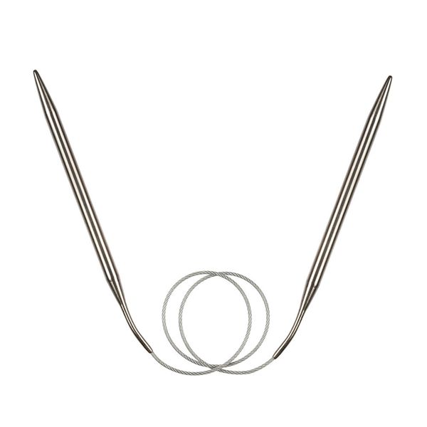 Спицы круговые металл ⌀7,0 мм, 60 см, с металлической леской, Gamma MKF