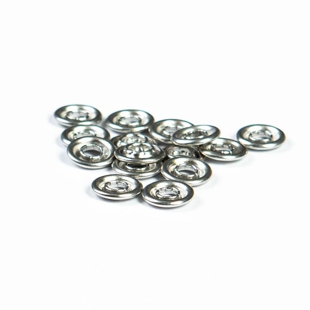 Часть кнопки рубашечной ⌀11 мм (B-часть), никель, 100 шт, S090524, BIG
