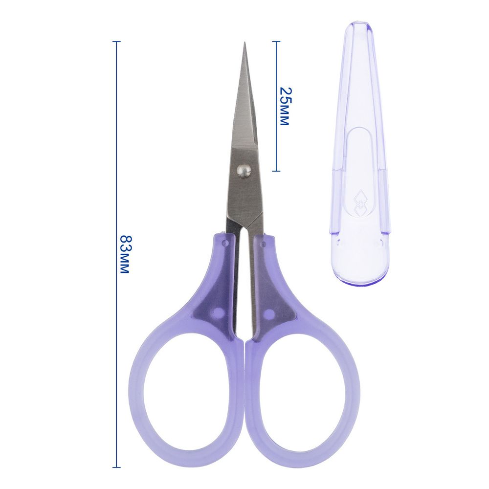 Ножницы рукодельные 8.3 см, фиолетовые, Gamma ROS-01