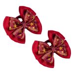 Набор резинок для волос, 10 шт, №02 т.красный (звёздочки), Cherry Mary DR07047