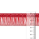 Бахрома отделочная 35.0 мм / 16 метров, 270 красный, Gamma А-08