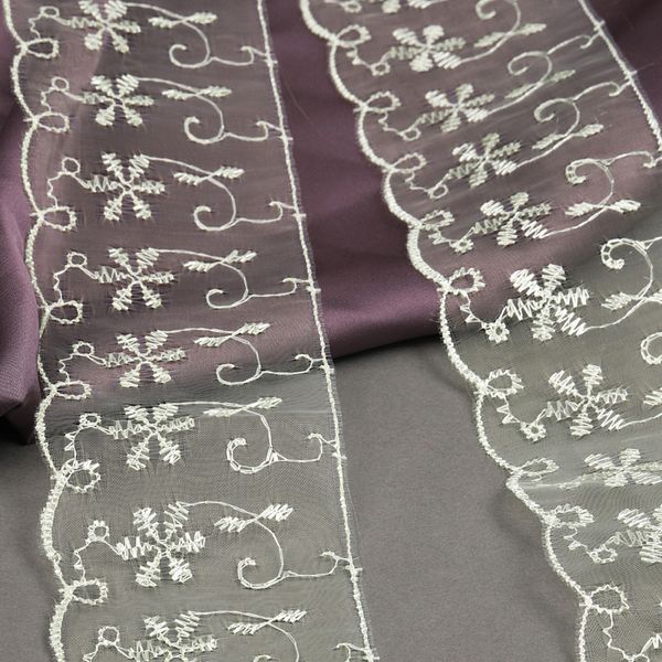 Кружево капроновое 65 мм / 13.7 м, 30011 цв.080 св.салатовый, Kruzhevo