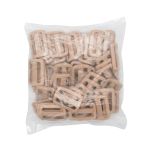 Пряжка, ПА, цветная, 30 мм (82-2 бежевый), 50 шт