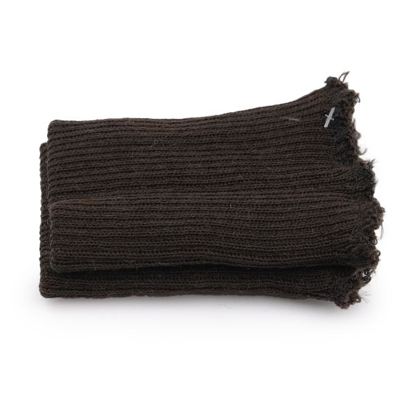 Манжеты трикотажные 6.5х9.5 см, 1 пара, тонкие, 729 коричневый