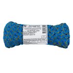 Тесьма отделочная зигзаг 9 мм, / 20 метров, синий/под золото, Blitz